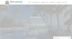 Desktop Screenshot of dropanchorresort.com